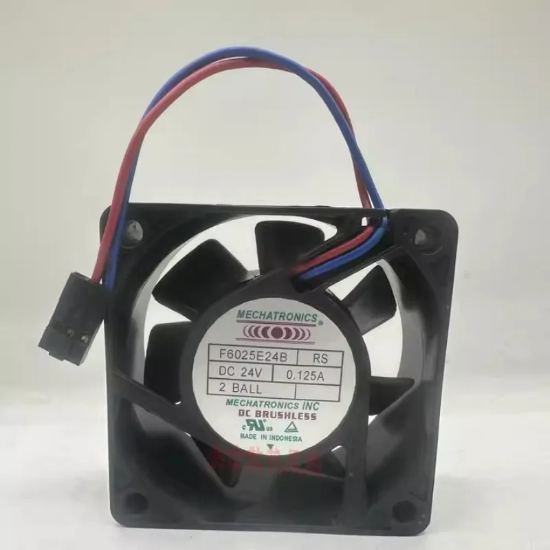 

Новый вентилятор ЦП для NONOI F6025E24B RS DC24V 0.125A, Частотный преобразователь, охлаждающий вентилятор 60*60*25 мм