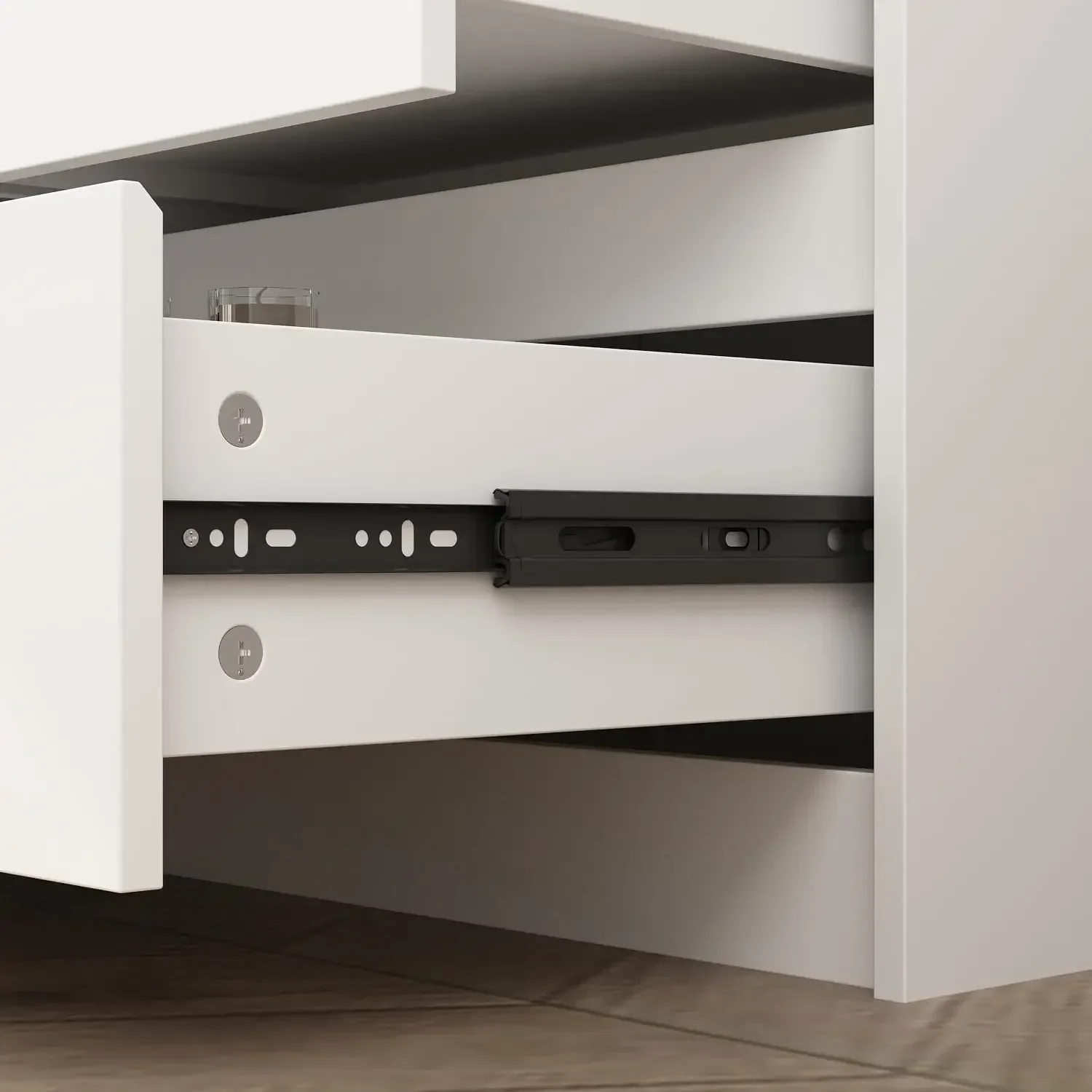 9-Drawer Dressers Modern Large Dresser For Bedroom Organize Wooden Long Dresser With 9 Handle Free Drawers Storage Chest White