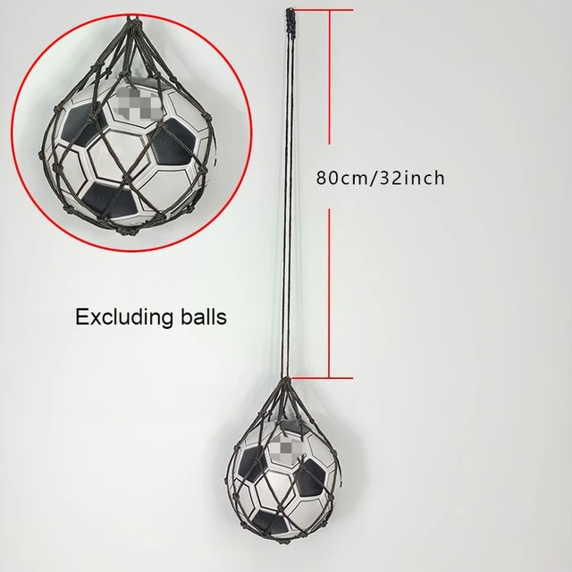 Football juggling, net bag, ball control, kicking training, net bag, football rebound, spin, juggling bag, practice net 4
