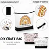 Sublimation Blank Cosmetic Bag Black Bottom Women's Make Up Bag Polyester Portabl For Heat Transfer Printe Storage Pencil Bags 6