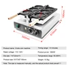 3/4 PCS Gold Coin Waffle Machine Cheese Cartoon Coin Scones Waffle Maker For Commercial Internet Celebrity Korea Baked Snacks 4