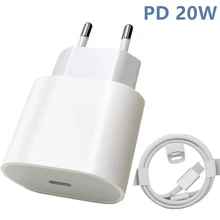 

20W Pd Usb C Charger For apple Iphone 13 Pro Max 12 mini 11 Fast Charger Type C Cable For Xiaomi mi 11 Quick Charging adapter