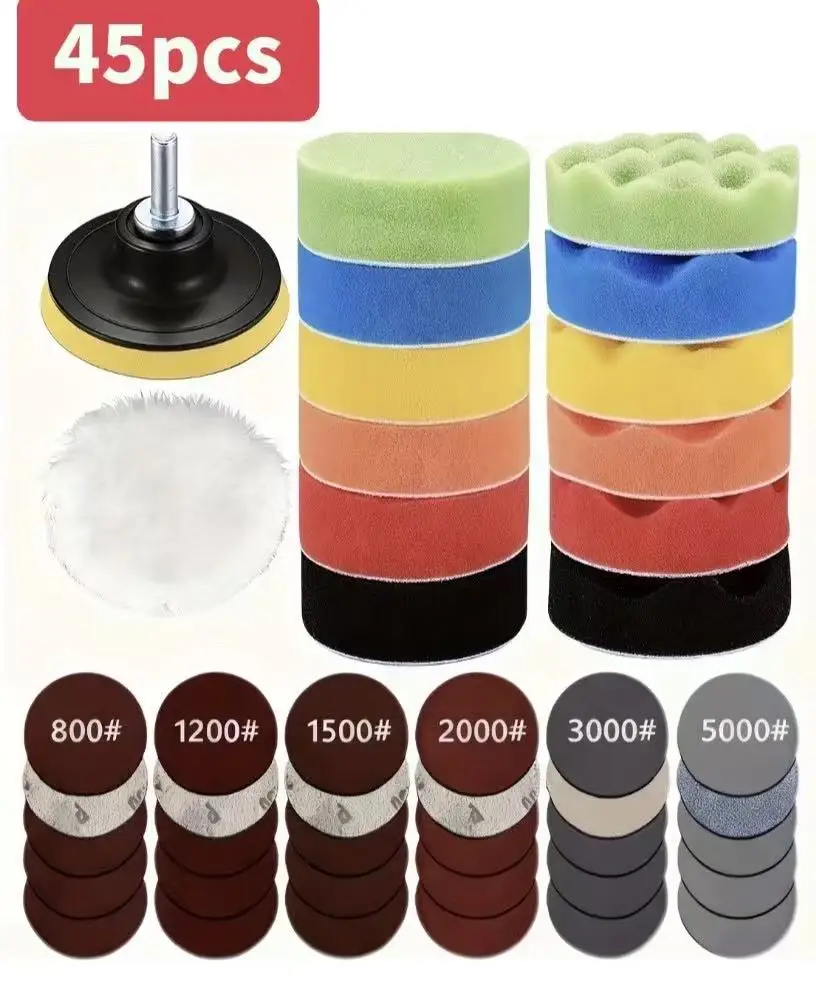 Ultimate Polishing and Buffing Kit for Automotive and Metal Surfaces