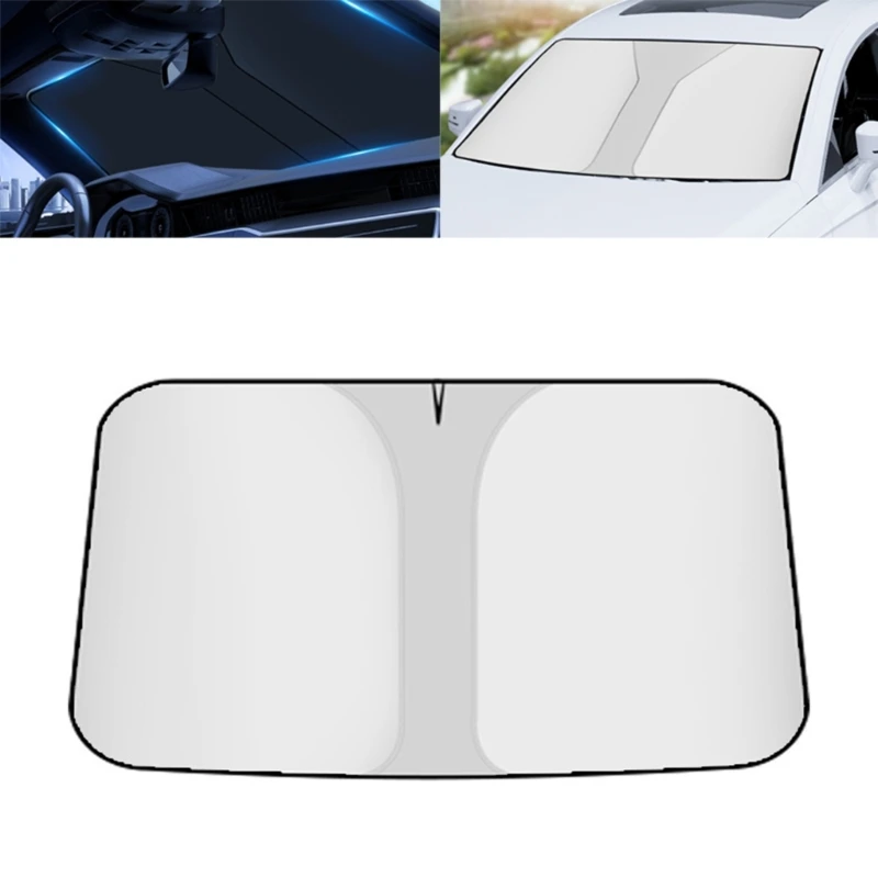 

Автомобильный солнцезащитный козырек на лобовое стекло, автомобильный солнцезащитный козырек, теплоизоляционный солнцезащитный козырек, складной солнцезащитный козырек, легкое хранение, автомобильный аксессуар