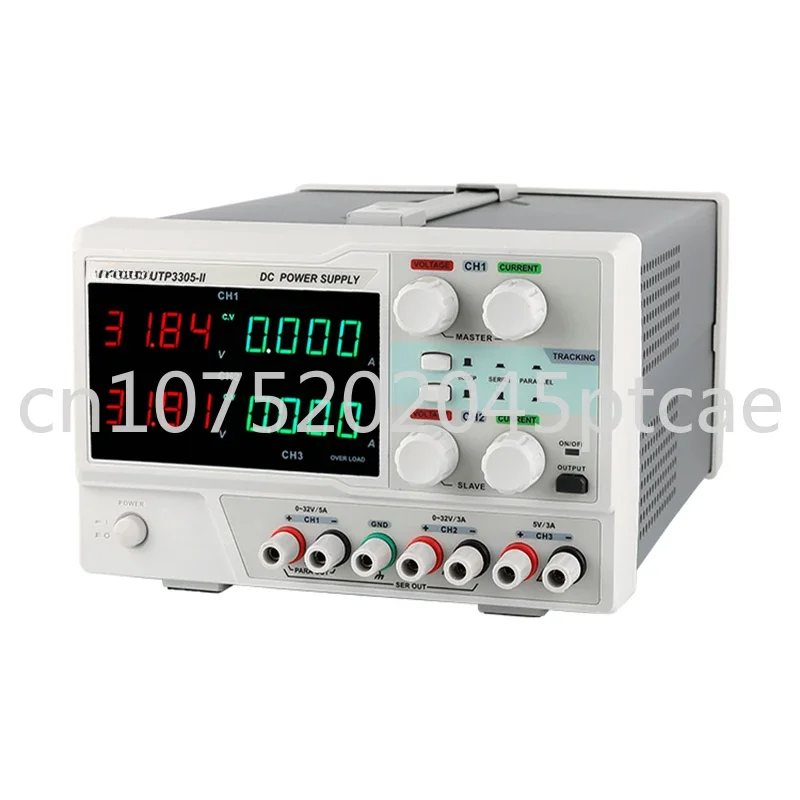 

UTP3303/3305-II двухканальный Регулируемый источник питания постоянного тока 30 в 3 а/5 А четырехзначный дисплей высокая точность