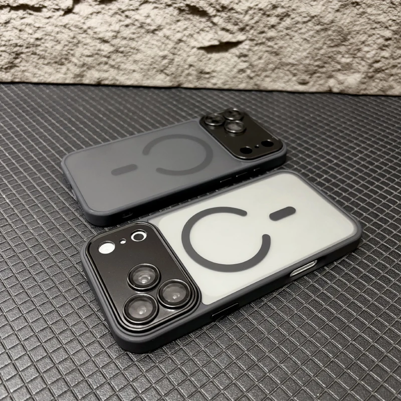 Luxury Matte Armor MagSafe Magnetic Shockproof Phone Case - Premium Back Cover