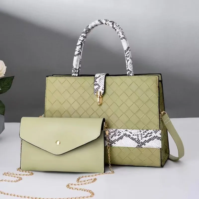 

New snakeskin Mosaic letter bag 2 sets handbag fashion single shoulder bag