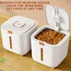 Pet Food Storage Barrel Large Storage Barrel Food Sealed Moisture-proof Cat Food Barrel Storage Cat Food Dog Food Barrel CatBowl 3
