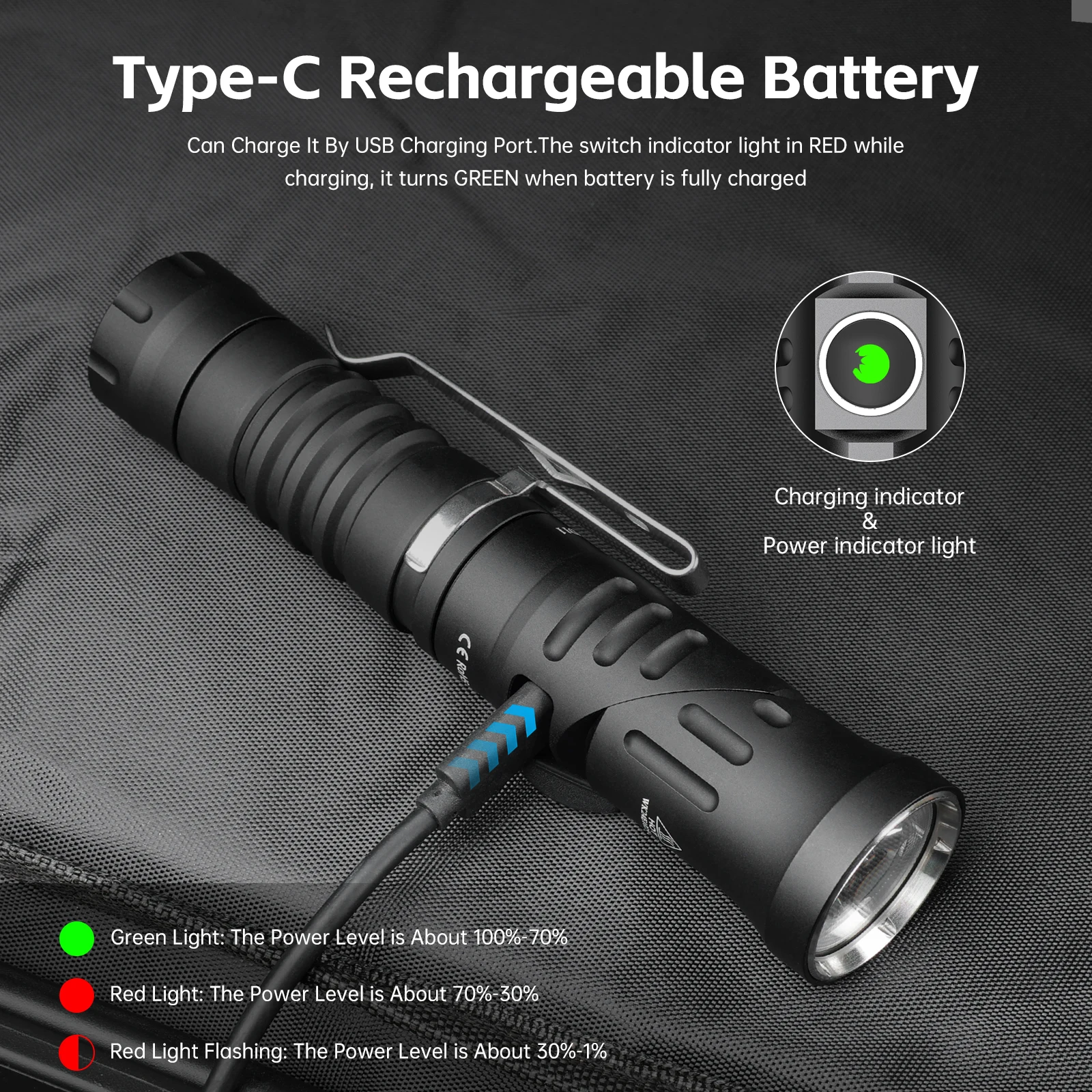 WURKKOS HD02 懐中電灯 クラウドファンディング先行発売品 WURKKOS HD02 懐中電灯 クラウドファンディング先行発売品