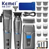 KEMEI Hair Salon Professional Hair Clipper and Shaving Set Mini Shaver Carving Scissor Professional Digital Hair Clipper KM-2357 1
