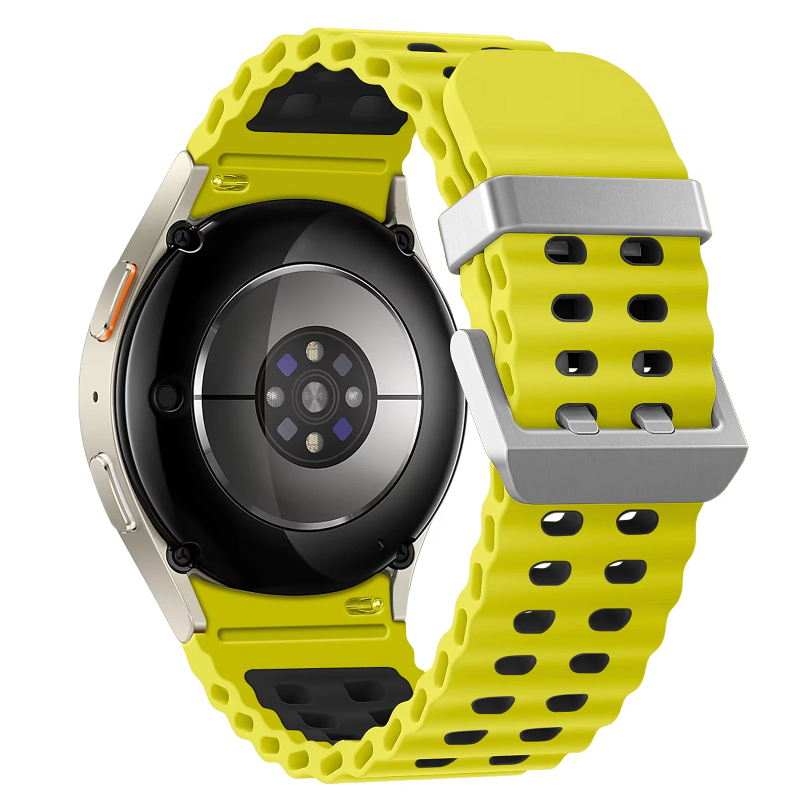Marine Band No-Gap Sport Silicone Bracelet for Smartwatches 44mm/40mm