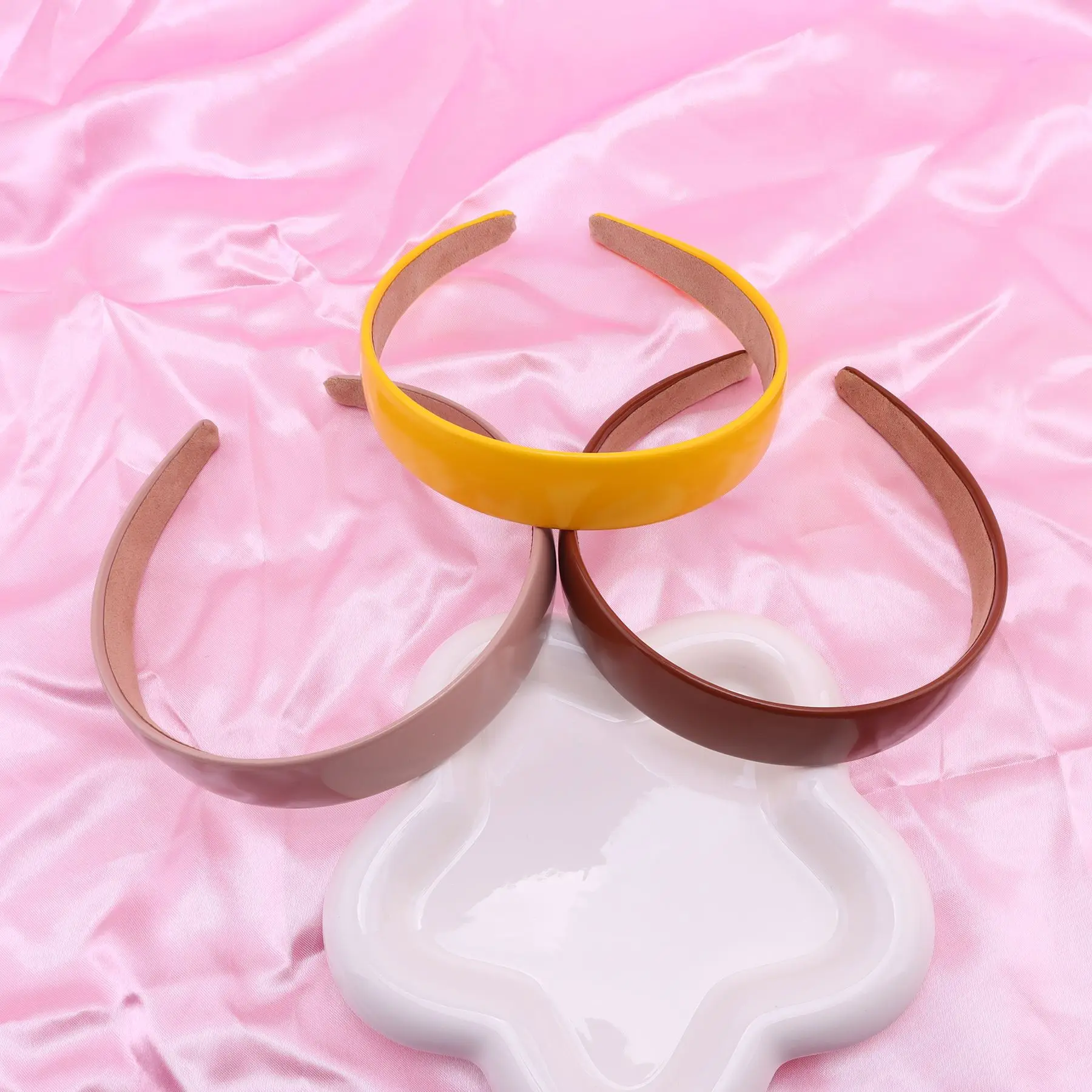 Vibrant Soft Elastic Colorful Headbands for Women - 2.5CM Wide Hair Accessories for Girls