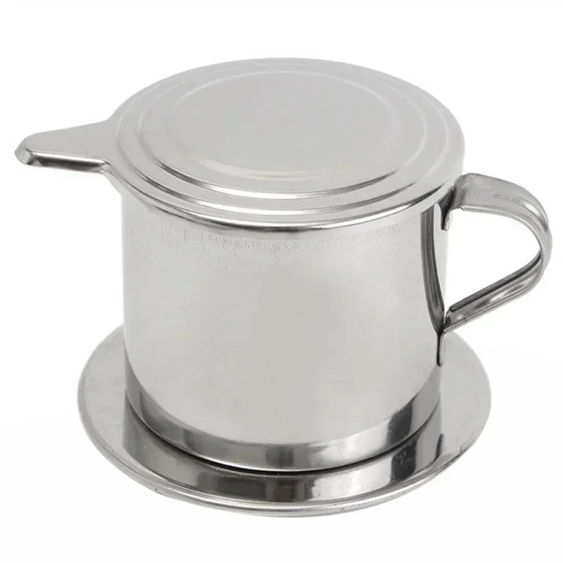 Portable Coffee Drip Strainer Kitchen Tools Stainless Steel Coffee Filter Infuse Cup Vietnamese Coffee Dripper Maker Pot