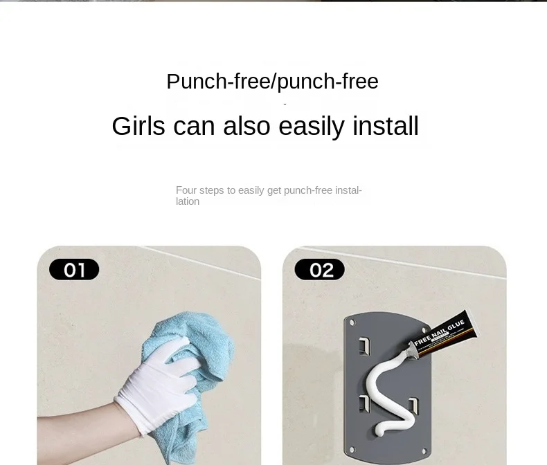 Folding Drying Rack No Punching Wall-mounted Household Multi-functional Indoor Drying Rack Balcony Retractable Invisible Hanger