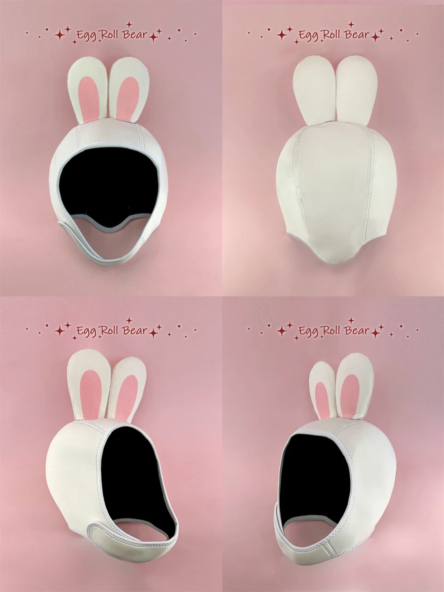 Diving Cap Cartoon Cute Animal Thermal Dive Cap Snorkeling 2MM diving hood Swimming Free Diving Deep Ear Protection Warmth