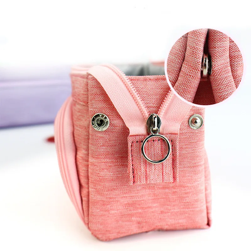 Portable plush pencil case cute animal pencil bag School stationery bag  Double layer pen case prize kawaii pen bag girl handbag