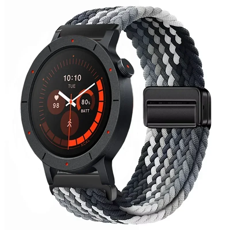 Versatile Nylon Watch Strap with Magnetic Closure (20mm & 22mm)
