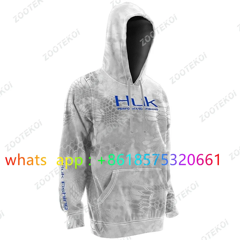 Winter Fishing Hoodie Long Sleeve Performance Hooded Jacket Camisa De Pesca Outdoor Sports Keep Warm Fishing Clothing Coat