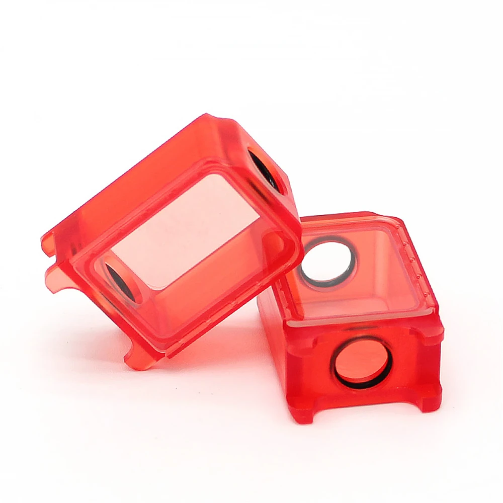 

New SXK style Glass door cover Boro tank for billet box mod BB box Acrylic/PEI material Red transparent SXK top selling 2022