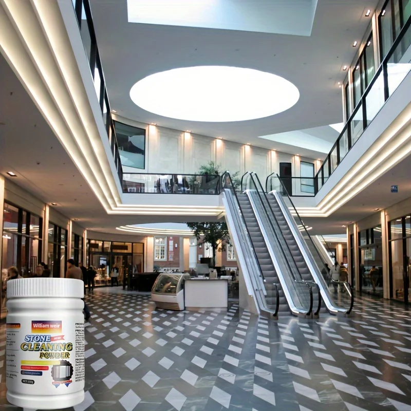 Premium Stone Cleaning Powder For Kitchen Countertops And Tiles-Ideal For Polishing,Stain Removal,And Grime Dissolving On Quartz