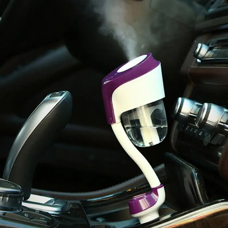 Portable Humidifier For Vehicle Small Automotive Air Freshener Diffuser Vehicle Fragrance Oil USB Scent Mist Purifier