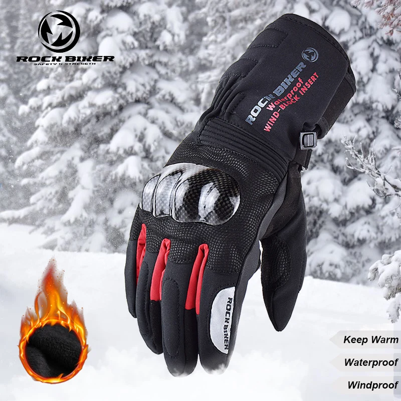 Suomy hiver gants de Moto chauds imperméable coupe vent Moto Motocross gant en Fiber de carbone