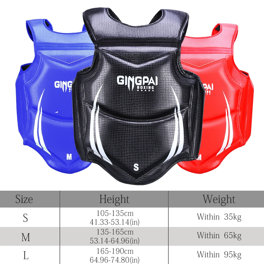 Adult Children Boxing Chest Body Protectors Target Muay Thai Sanda