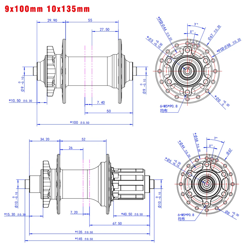 Description Picture 6 of itemARC Hub Mountain Bike Hub 009 HG / MS / XD 32 Holes 6 Disc Bolt J-Bend MTB Hub NBK Disc Bearings Cycle Wheel Rim Hub HG 12 Speed