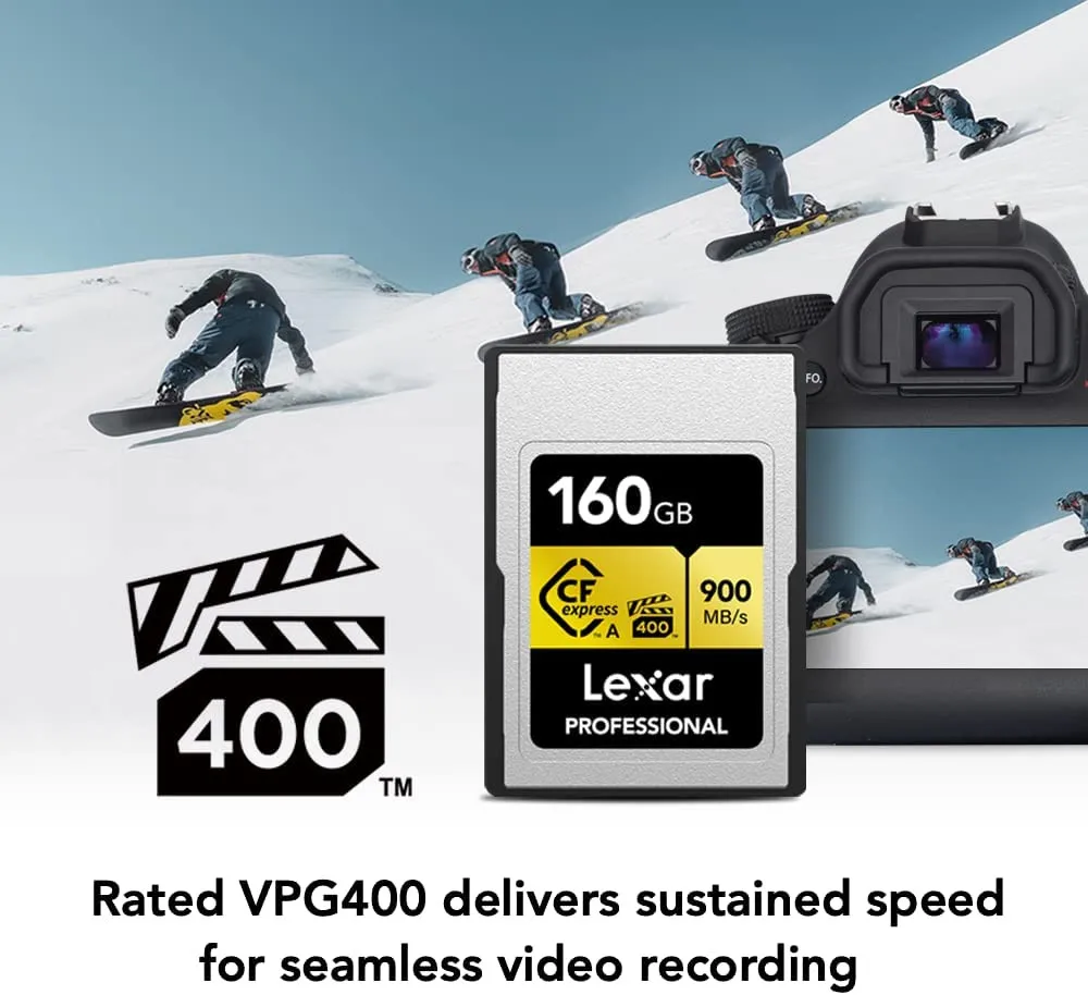 Lexar- ų CFexpress VPG 400 Ÿ A ī 160GB  ޸ ī, CFe A  8K  