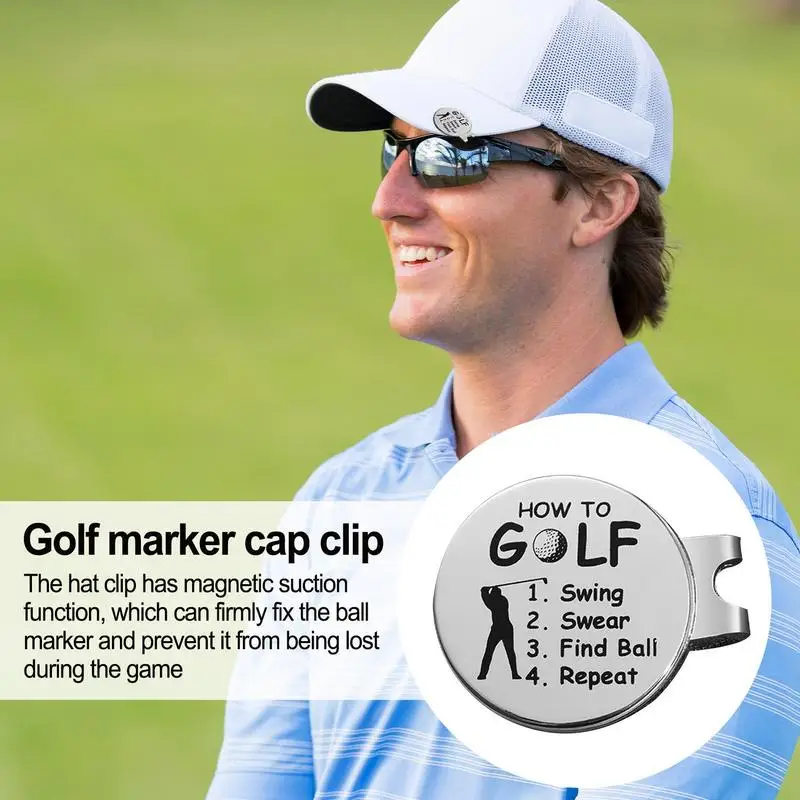 Magnetic Golf Ball Marker Hat Clip Magnetic Sports Golf Marker Holder Ball Markers Hat Clips Sets Gloves
