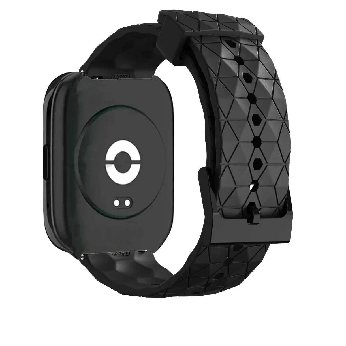 Silicone Sports Band with Soccer Print for Smartwatch Replacement Strap