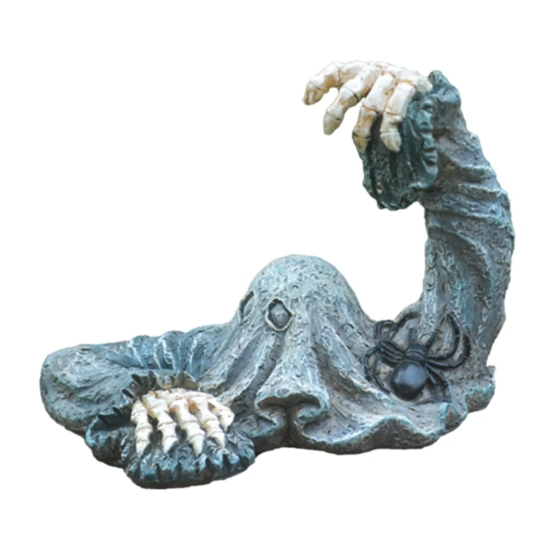 

Статуя Зомби Хэллоуин Садовое украшение для патио, лужайки, двора, тематической вечеринки, сада