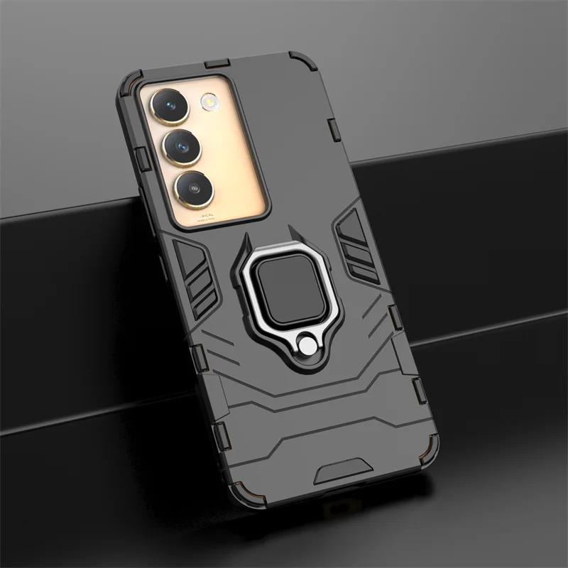 Magnetisk etui til VIVO V40 SE V30 Pro V30e V29 Lite V29e beskyttelsescover med ringholderbeslag skal fundas coque_voghion.com