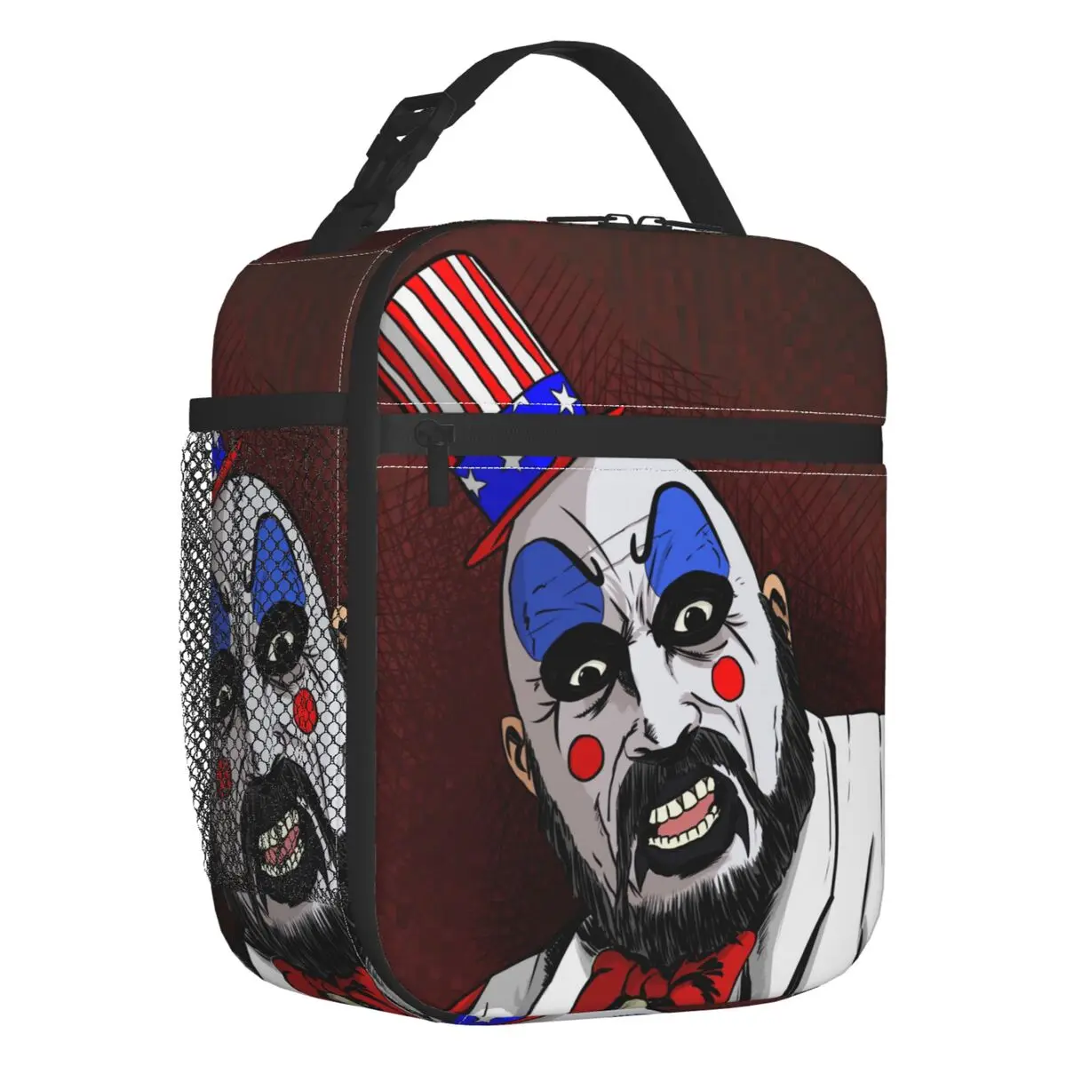 

Captain Spaulding Lunch Box Leakproof House of 1000 Corpses Cooler Thermal Food Insulated Lunch Bag Kids School Children