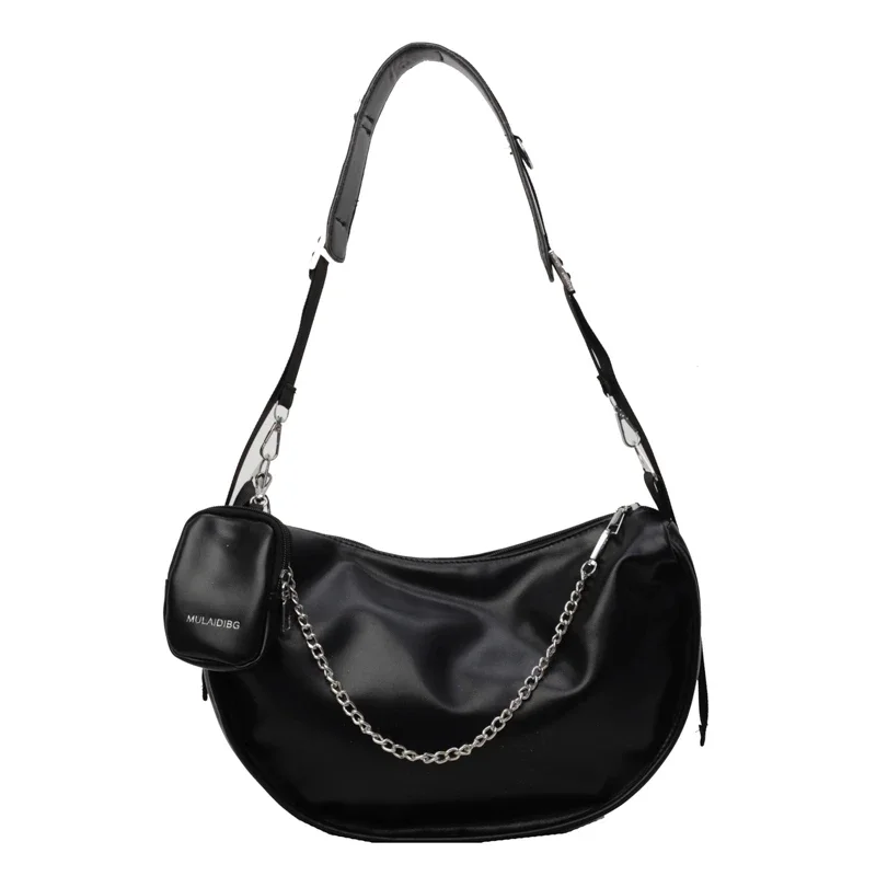 Bolsos cruzados con compartimento interior de PU sólido y hilo de coser, gran oferta 2024, bolsos para mujer, bolsillo interior con cremallera, bolsos de mano para mujer