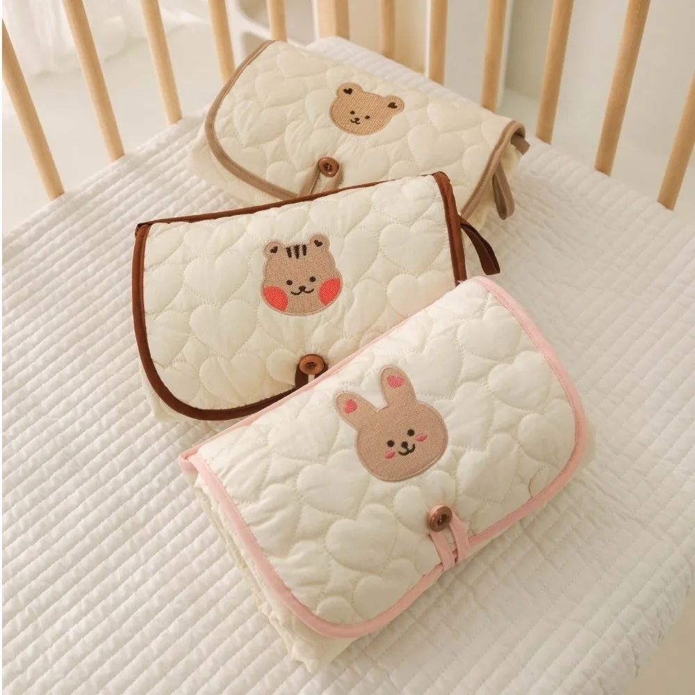 New Portable Diaper Changing Pad Foldable Washable Changing Mat Dual-Sided Waterproof Nappy Changing Mat Newborn