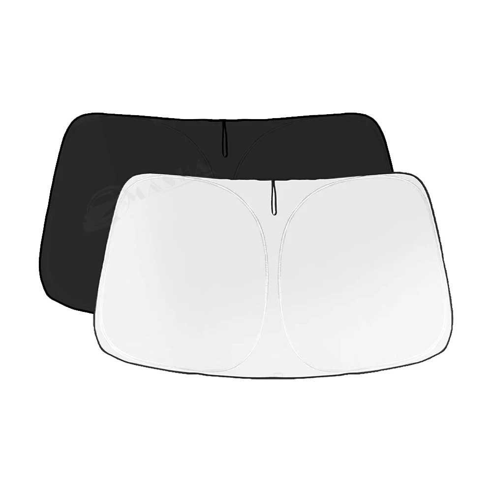 Car Sunshade Front Windshield Block Heat Sun Shade Foldable Sun Visor Protector For Mitsubishi ASX Outlander pajero Accessories