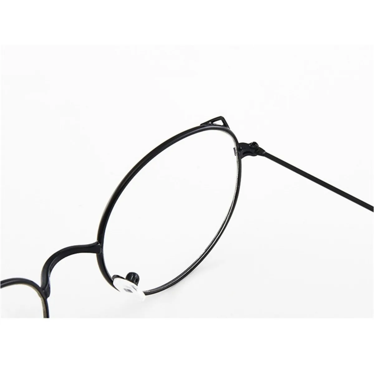 KLASSNUM Kids Cute Anti-blue Light Glasses Cat Ear Metal Frame Transparent Round Eyepiece Children Girls Boy Flat Mirror Glasses anti blue light glasses