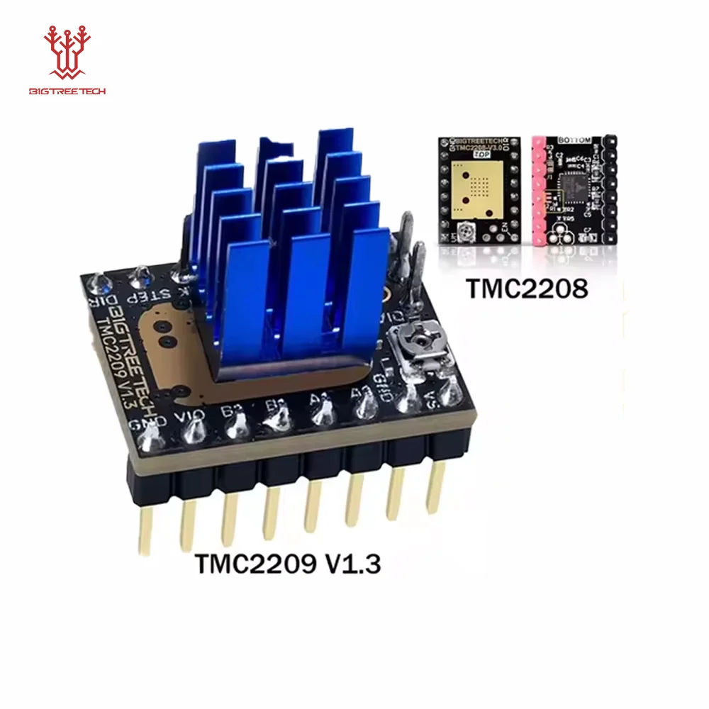 5 Driver TMC2208 V3.0 UART Con Dissipatore – Per Stampanti 3D, Bigtreetech