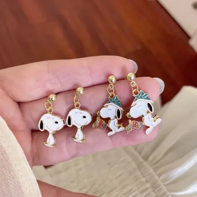 Pendientes de Snoopy 3