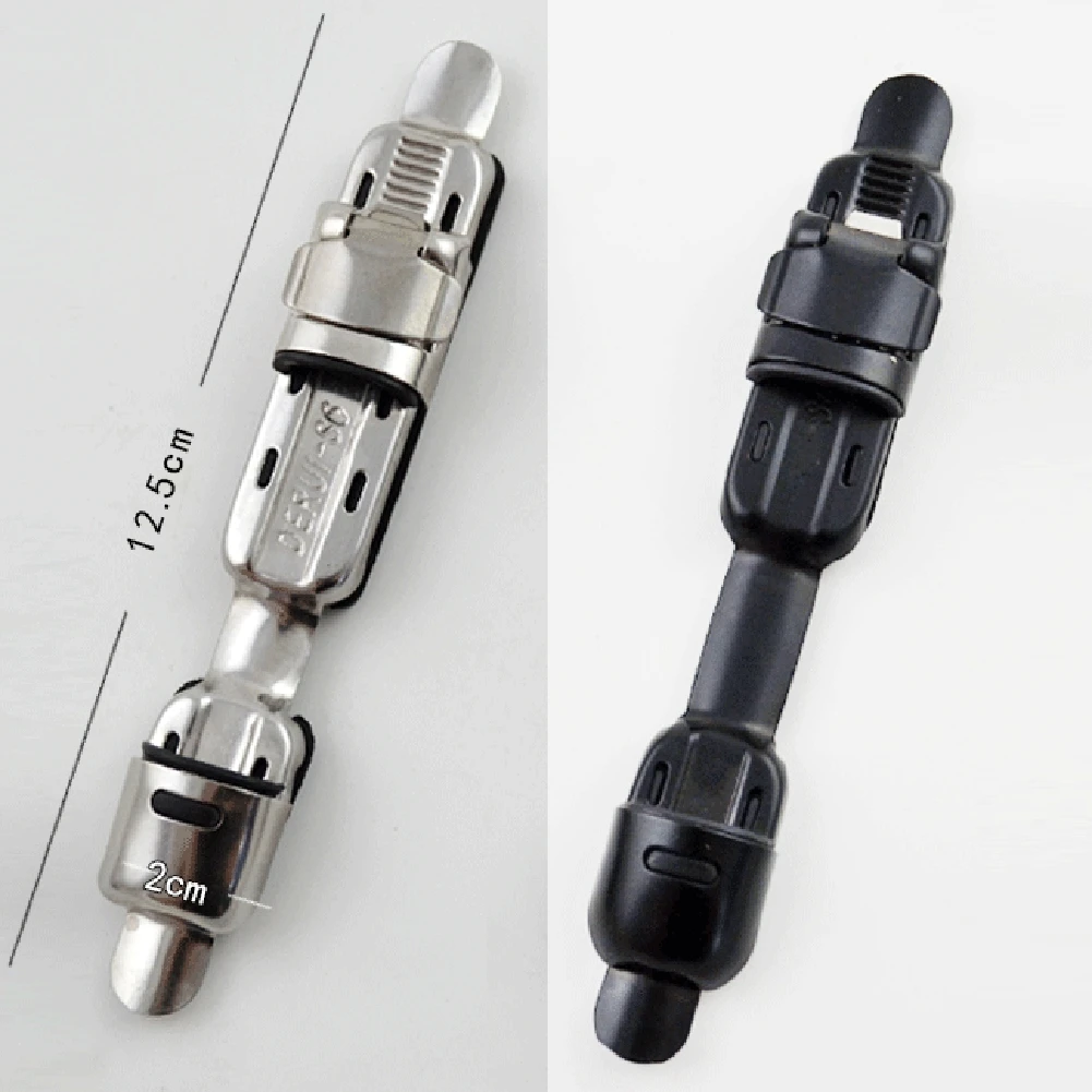 Stainless Steel Fishing Reel Seat Plate Type Adjustable Reel Seat Clip Fitted Fishing Rod Wheel Holder