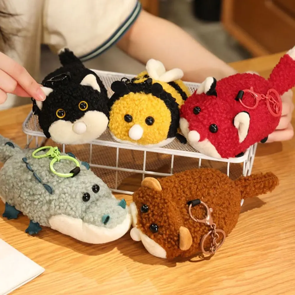 PP Cotton Spit Bubble Bee Soft Collection Press Squeeze Pendant Jewelry Plushies Crocodile Keychains Backpack Decor