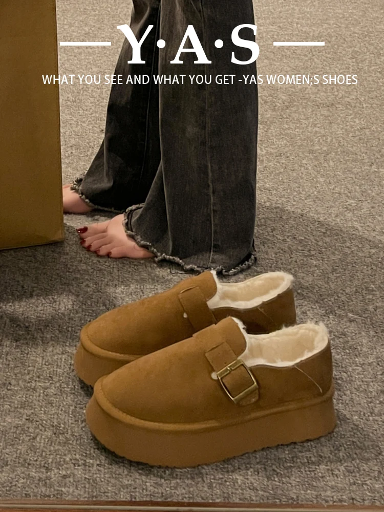 

Кроссовки женские без шнуровки, повседневная обувь с круглым носком, на плоской подошве, платформа, клоги, без застежки, криперы, на шнуровке, Lei