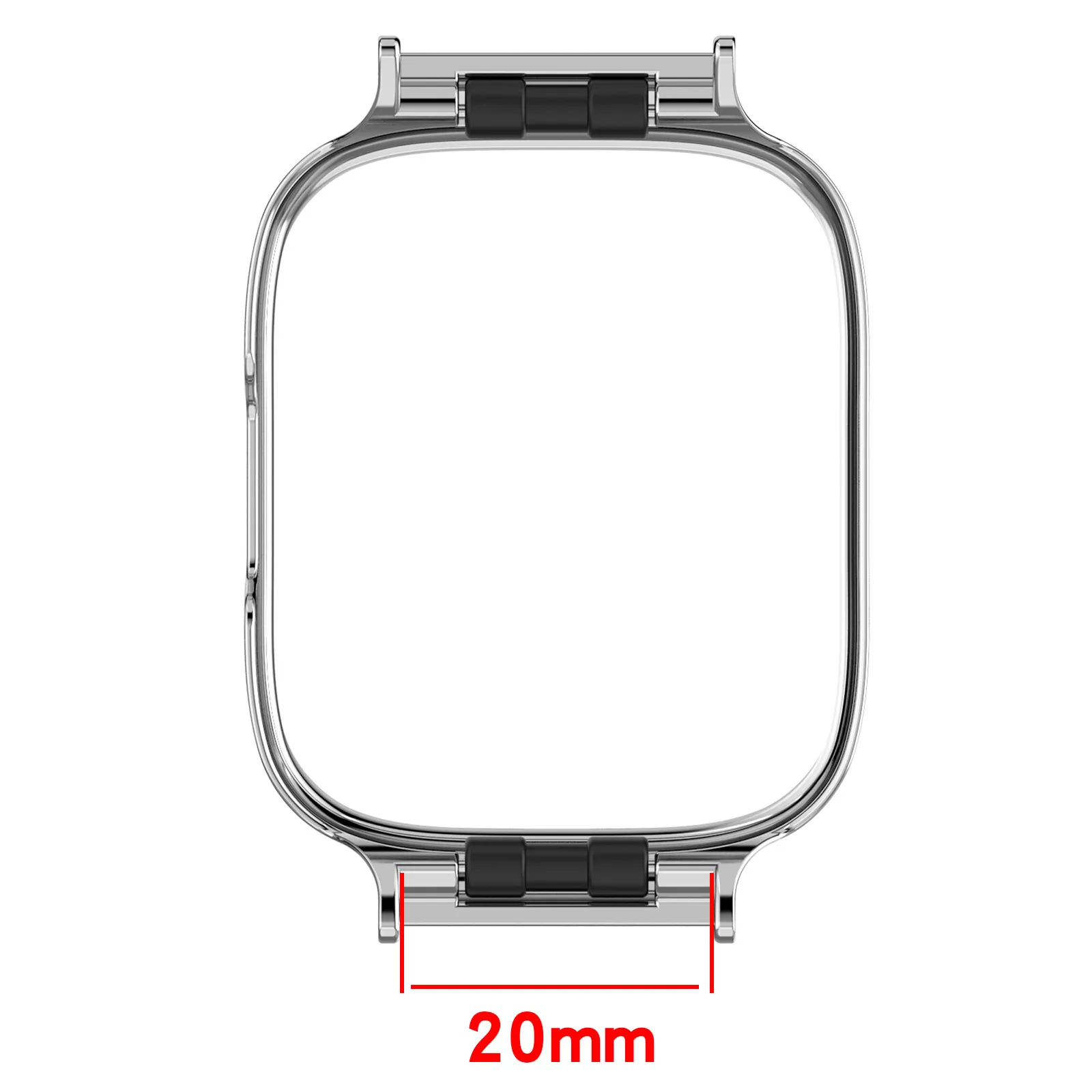 20MM Metal Protective Frame For Redmi Watch3 Strap Interface Smart Watch Anti-fall Replace Protect Case