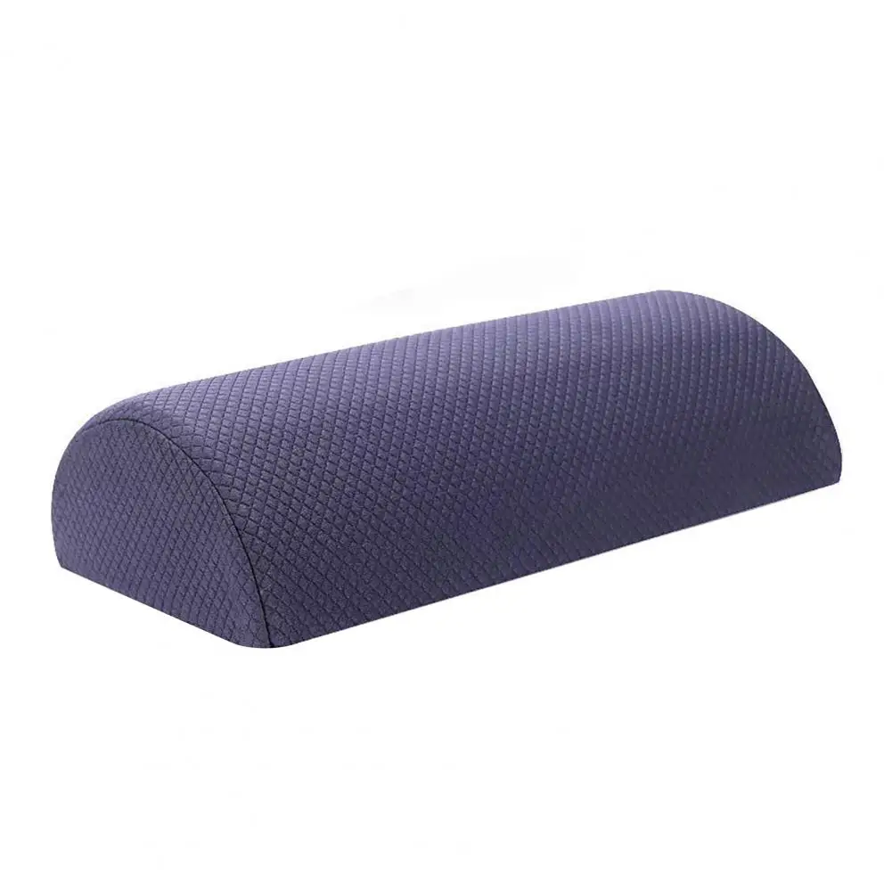 42*18cm Half Moon Bolster Pillow For Legs Back Sleeping Knee Pillow Memory Foam Under Knee Washable Cover For Ankle Foot Comfort
