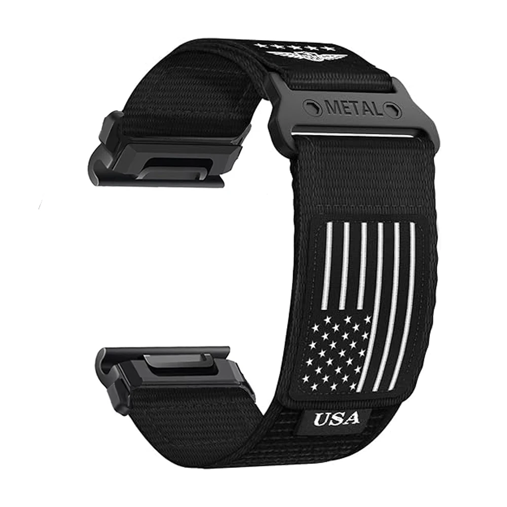 QuickFit Nylon Sport Bracelet Strap - Available in 26mm, 22mm, and 20mm Sizes