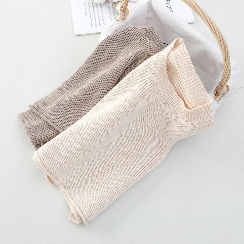 Baby Waistcoat Baby Girls Sweaters Baby Girl Solid Sleeveless Pullover Vest Boys Waistcoat Knit Vest Kids Toddler Autumn Outerwear