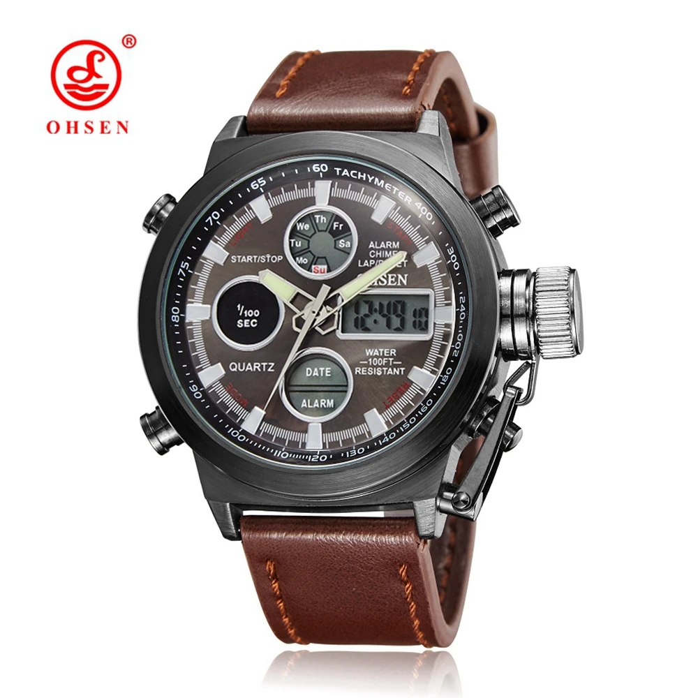 Reloj deportivo de cuarzo, cronógrafo militar, Sumergible Hombre Garan –  LabodegaOnline