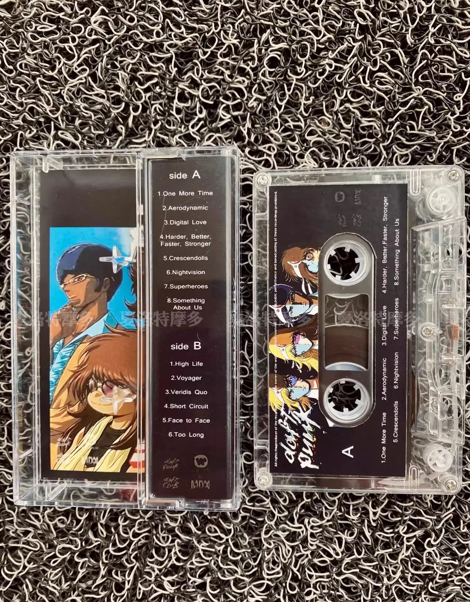 레트로 다프트 펑크 음악 마그네틱 테이프 디스커버리 앨범, 코스프레 카세트 워크맨 자동차 녹음기 사운드트랙 박스, 파티 음악 컬렉션 -  AliExpress