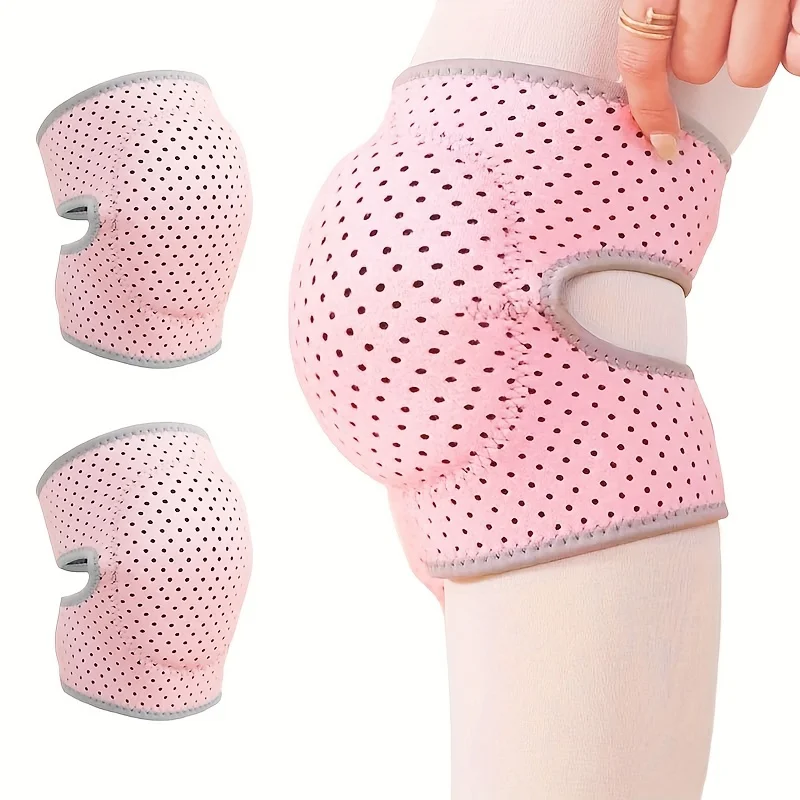 2pcs/1set Breathable Knee Pad, Knee Protector For Running Basketball Volleyball, Elastic Support Brace